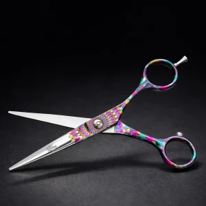 Tijera Profesional TURBOX NT-126 5.5” | Filo Convexo Premium para Corte de Precisión